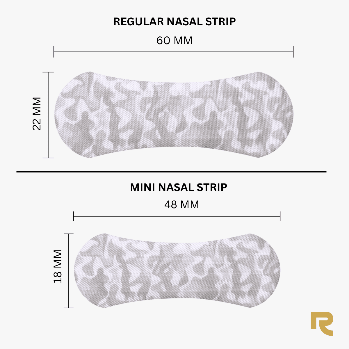 RestUp Mini Nasal Strips - White Camo, image 4