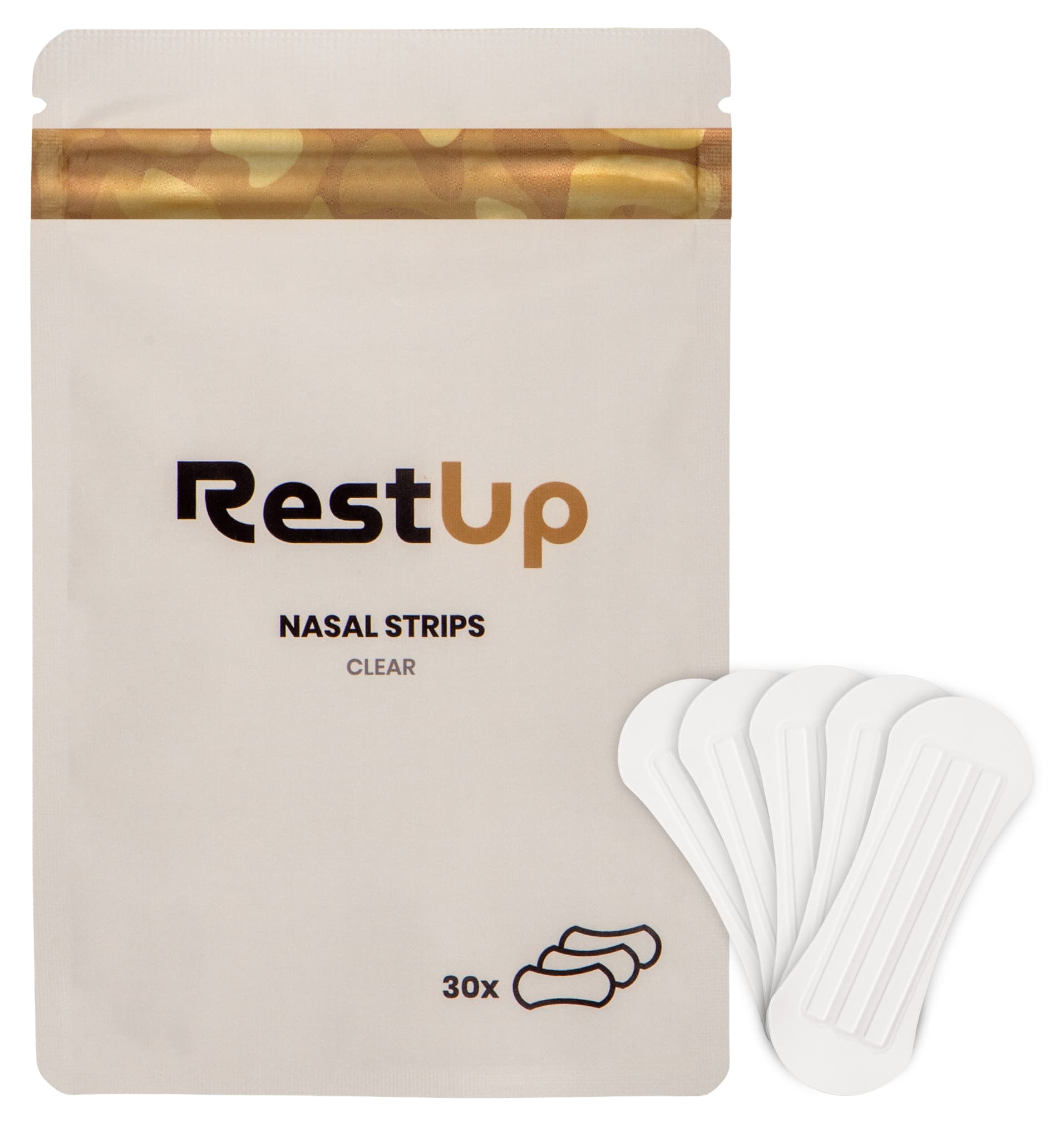 RestUp Nasal Strips - Clear - 30 strips