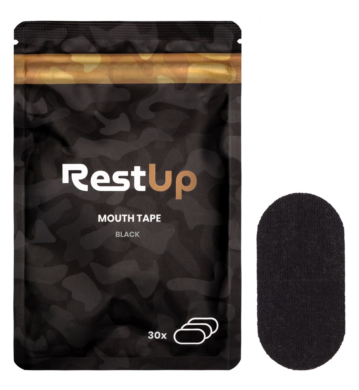 RestUp Mouth Tape - Black, image 1