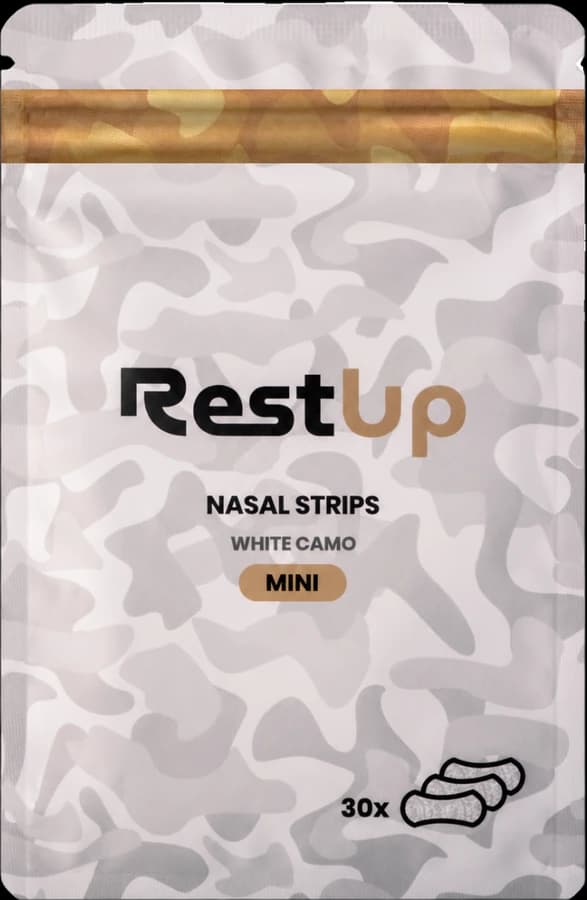 RestUp Mini Nasal Strips - White Camo