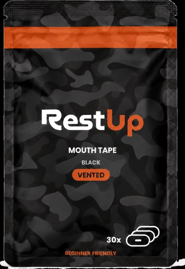 RestUp Mouth Tape - Black Vented