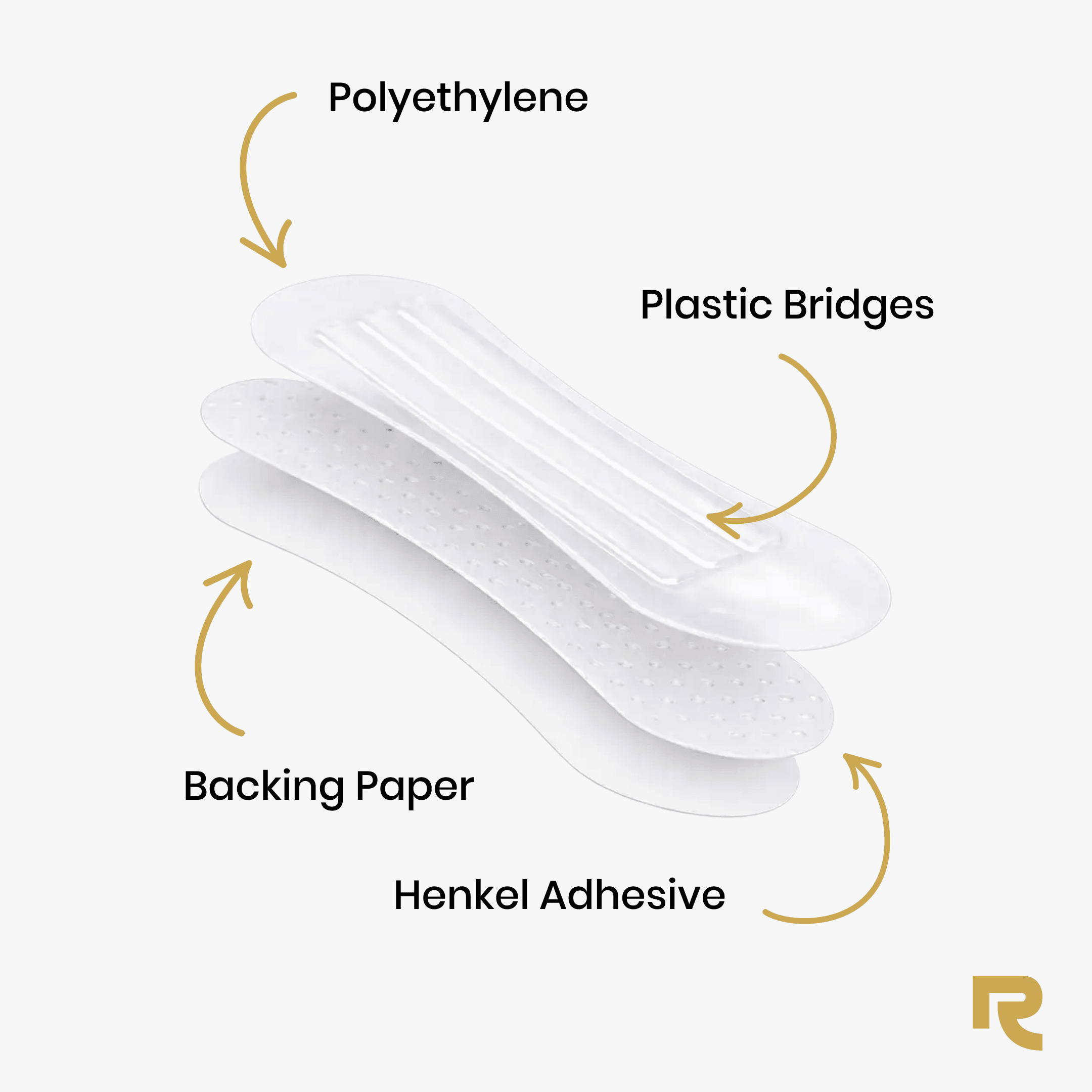 RestUp Nasal Strips - Clear - 30 strips